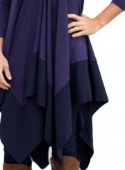 Asymmetric Splicing Hem Stretched Knit Going Out Dress