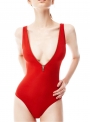women-s-solid-deep-v-neck-one-piece-swimsuit