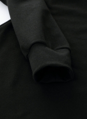 Amazing Long Sleeve Fashion Solid High Neck Sweater Day Dress
