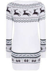 Women's Thermal Fairy Isle Pullover Knit Ugly Christmas Sweater