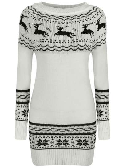 Women's Thermal Fairy Isle Pullover Knit Ugly Christmas Sweater stylesimo.com