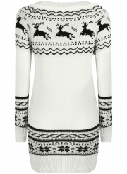 Women's Thermal Fairy Isle Pullover Knit Ugly Christmas Sweater
