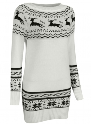 Women's Thermal Fairy Isle Pullover Knit Ugly Christmas Sweater