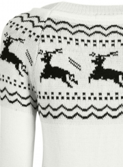 Women's Thermal Fairy Isle Pullover Knit Ugly Christmas Sweater