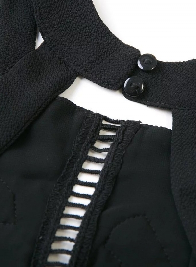 Sleeveless Halter Neck Floral Embroidery Maxi Prom Evening Dress stylesimo.com