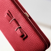 Women's Bow Large Capacity Strap Holder Artificial Leather Long Purse