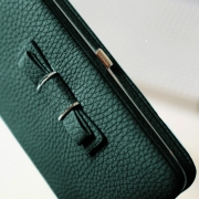 Women's Bow Large Capacity Strap Holder Artificial Leather Long Purse