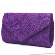 Socialite Floral Lace Evening Club Envelope Clutch Bag