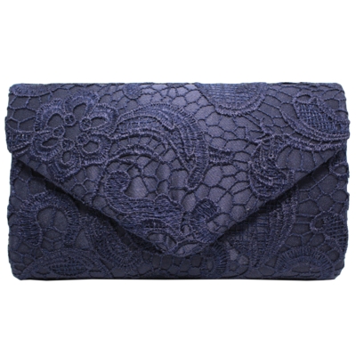 Socialite Floral Lace Evening Club Envelope Clutch Bag YOUYOUFASHIONEC.com