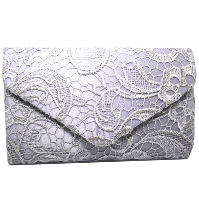 Socialite Floral Lace Evening Club Envelope Clutch Bag YOUYOUFASHIONEC.com