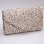 Socialite Floral Lace Evening Club Envelope Clutch Bag