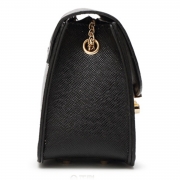 Women's PU Leather Cross Chain Shoulder Flap Bag