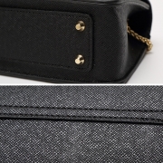Women's PU Leather Cross Chain Shoulder Flap Bag