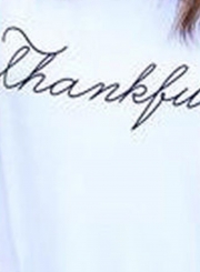 Women's Casual Sleeveless Letter Printed Pullover Tank