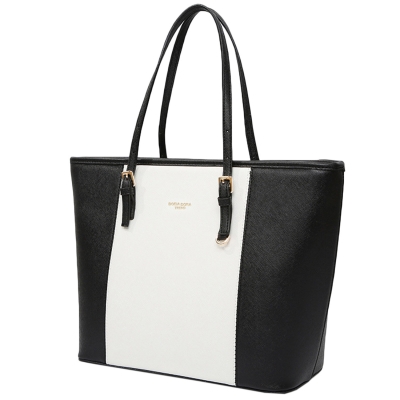 Women's Zipper PU Leather Tote Shoulder Bag YOUYOUFASHIONEC.com