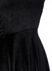 V Neck Sleeveless Back Cross Strap Mini Night Club Dress