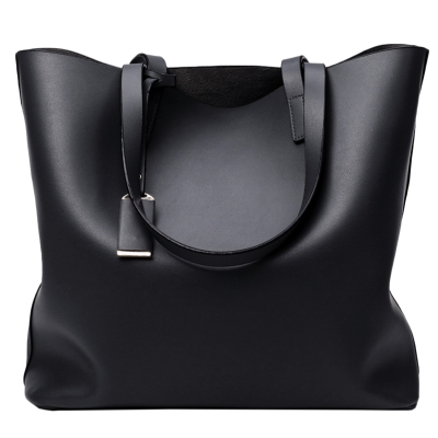 Women's PU Leather Solid Tote Shoulder Bag YOUYOUFASHIONEC.com