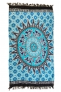 bluish-medallion-pattern-tapestry-cotton-yoga-mat