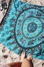 bluish-medallion-pattern-tapestry-cotton-yoga-mat
