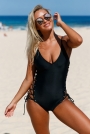black-plunging-v-neck-grommet-lace-up-one-piece-swimwear