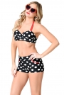 black-white-polka-dot-high-waist-halter-bikini-swimsuit