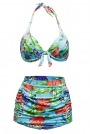 floral-print-bluish-retro-high-waist-2-pieces-swimsuit