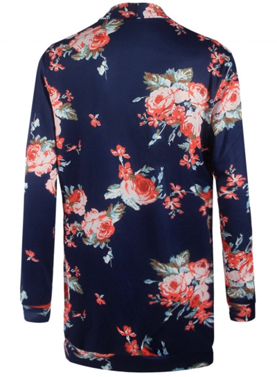 Women's Fashion Long Sleeve Floral Open front Cardigan stylesimo.com