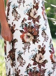 Women's Floral Half Sleeve Maxi Dress