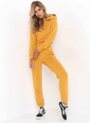 Women's Fashion Hooded 2 Piece Sweat Suit