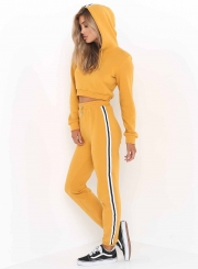 Women's Fashion Hooded 2 Piece Sweat Suit