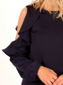 women-s-off-shoulder-ruffle-long-sleeve-solid-blouse
