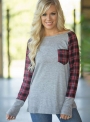 women-s-casual-round-neck-long-sleeve-plaid-printed-top