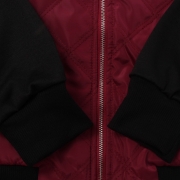 Long Sleeve Color Block Cotton-padded Jacket