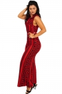 plus-size-red-print-gold-belted-jumpsuit