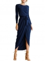 women-s-elegant-solid-long-sleeve-dress-with-belt