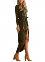 women-s-elegant-solid-long-sleeve-dress-with-belt