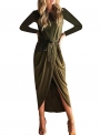 women-s-elegant-solid-long-sleeve-dress-with-belt