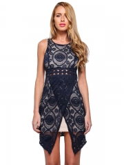 Fashion-conscious Lace Mini Dress