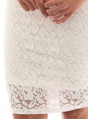 Lace off Shoulder Bodycon Party Mini Dress