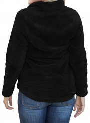front Zip Pullover Fleece Sweatshirt