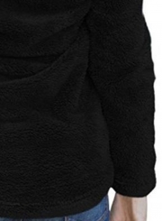 front Zip Pullover Fleece Sweatshirt