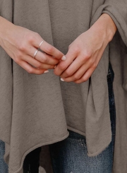 Off Shoulder Irregular Loose Fit Tee