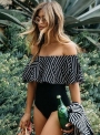 women-s-off-the-shoulder-ruffle-geo-print-one-piece-swimsuit