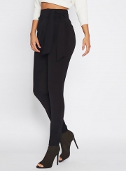 Casual High Waist Pencil Pants