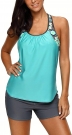 black-blouson-style-floral-t-back-tankini-top