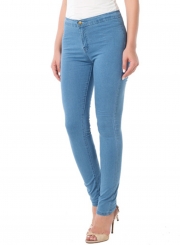 High Waist Skinny Jeans Denim Pants