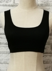 Spaghetti Strap Backless Yoga Sports Bra