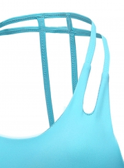 Fashion Wireless Back T Strap Yoga Bra