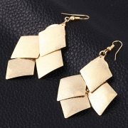 Alloy Leaves Shape Party Earrings