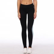 Fashion Striped Skinny Fit Ankle Yoga Leggings